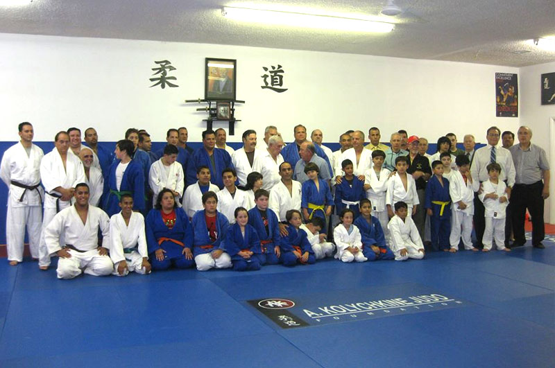Big group martial arts A. Kolychkine Judo Foundation